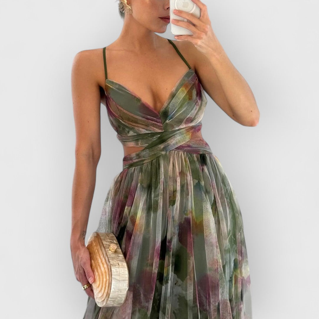 Valeria – El vestido acuarela que enamora a primera vista
