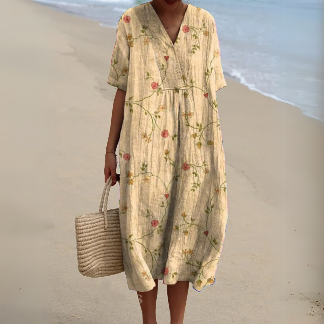 Audrey - Vestido Floral Elegante