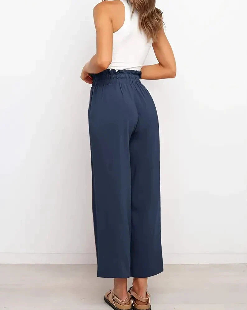 Yamira - Pantalón de Lino Cómodo