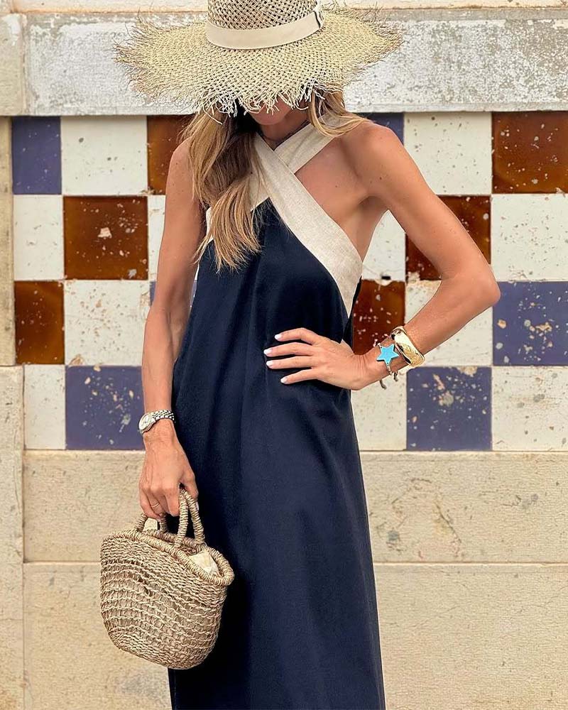 Anne | Vestido elegante con escote cruzado