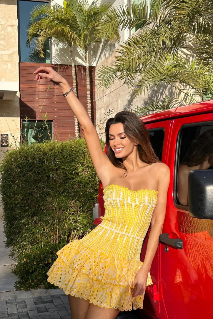 Anya | Vestido Mini con Volantes