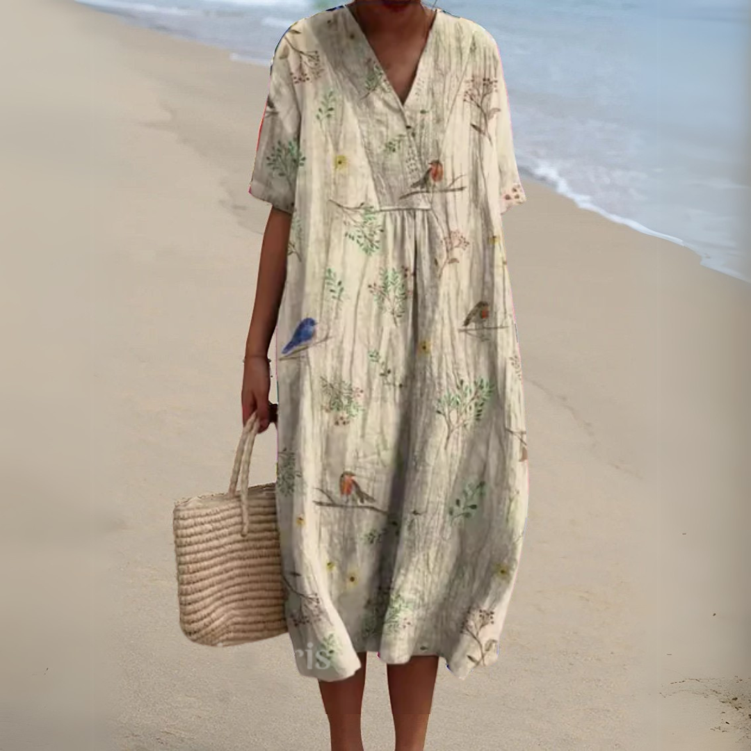 Audrey - Vestido Floral Elegante