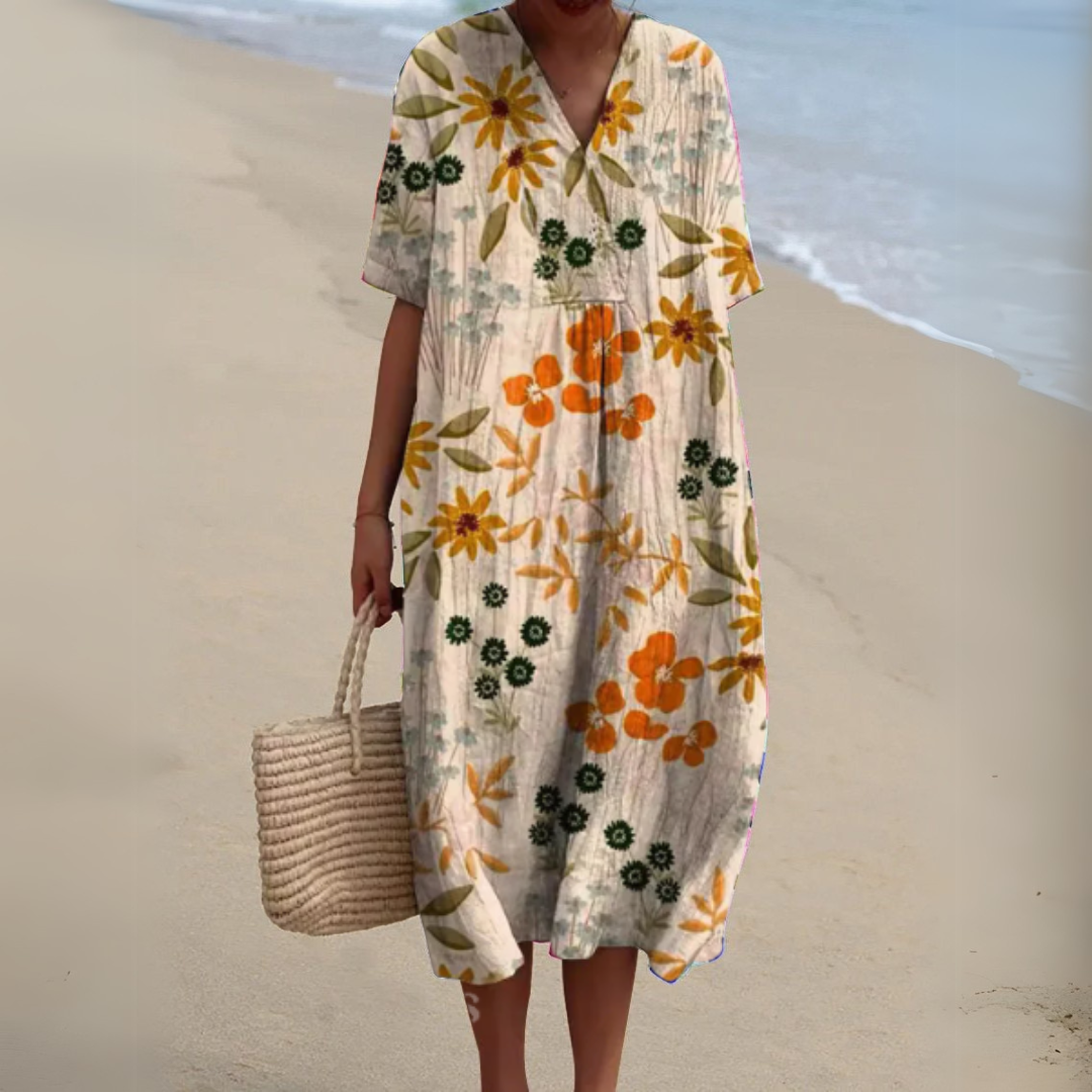 Audrey - Vestido Floral Elegante