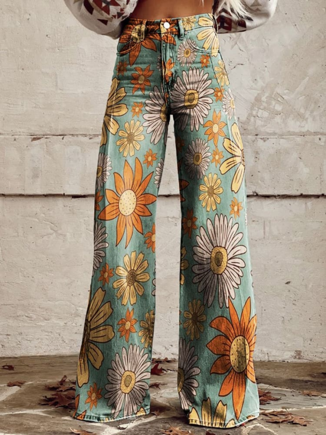 Cirilla - Pantalón Palazzo Floral