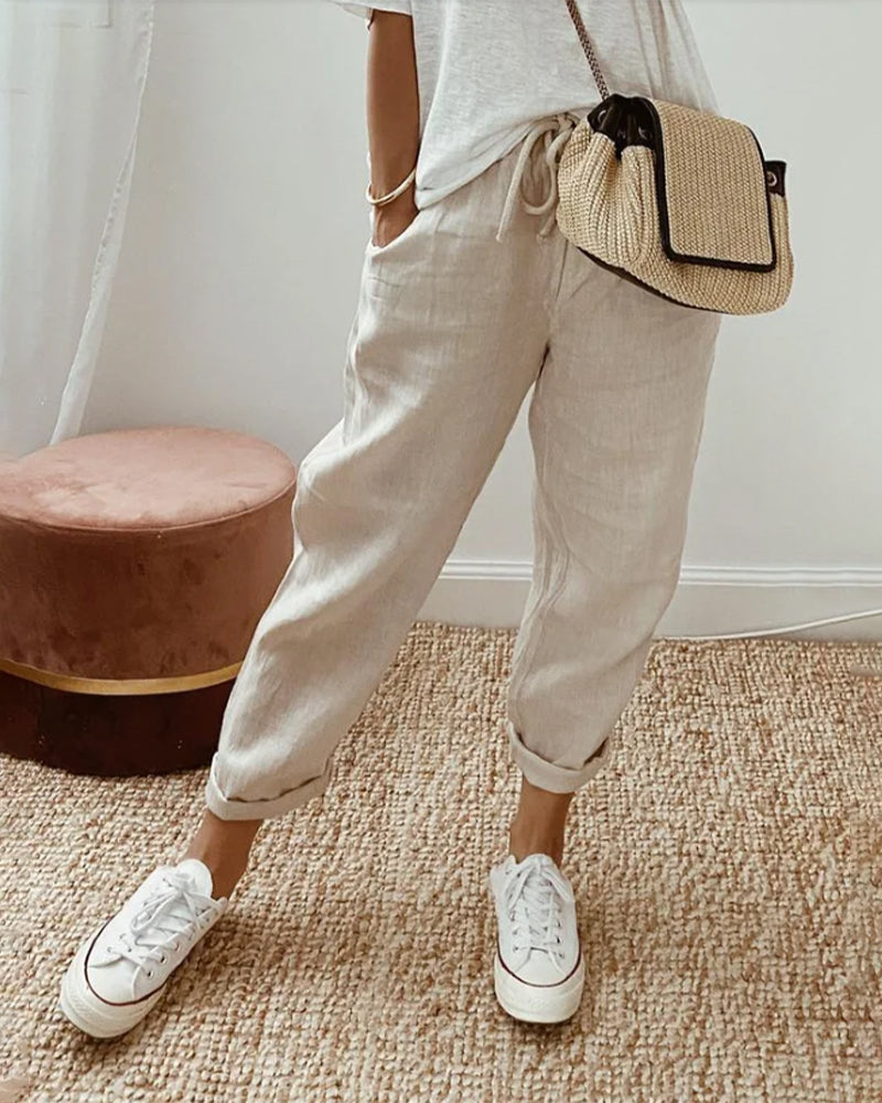 BALI - Pantalón de Algodón Elegante