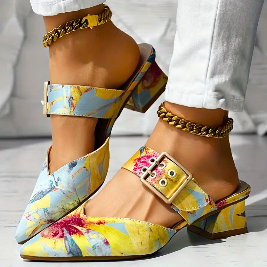 Arabelle - Tacones Brillantes y Cómodos