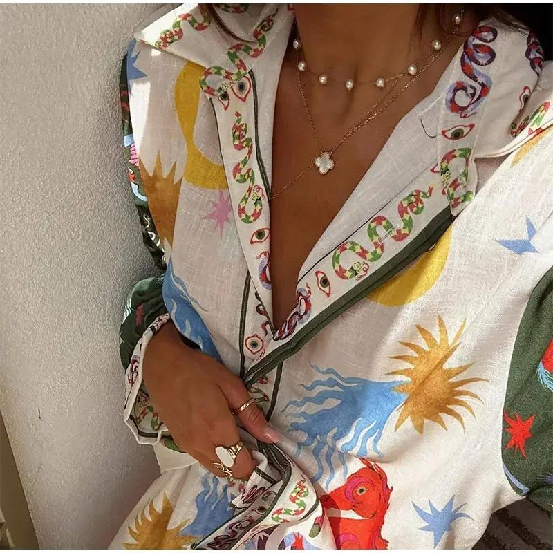 Amora | Conjunto de 2 piezas con camisa amplia y pantalones