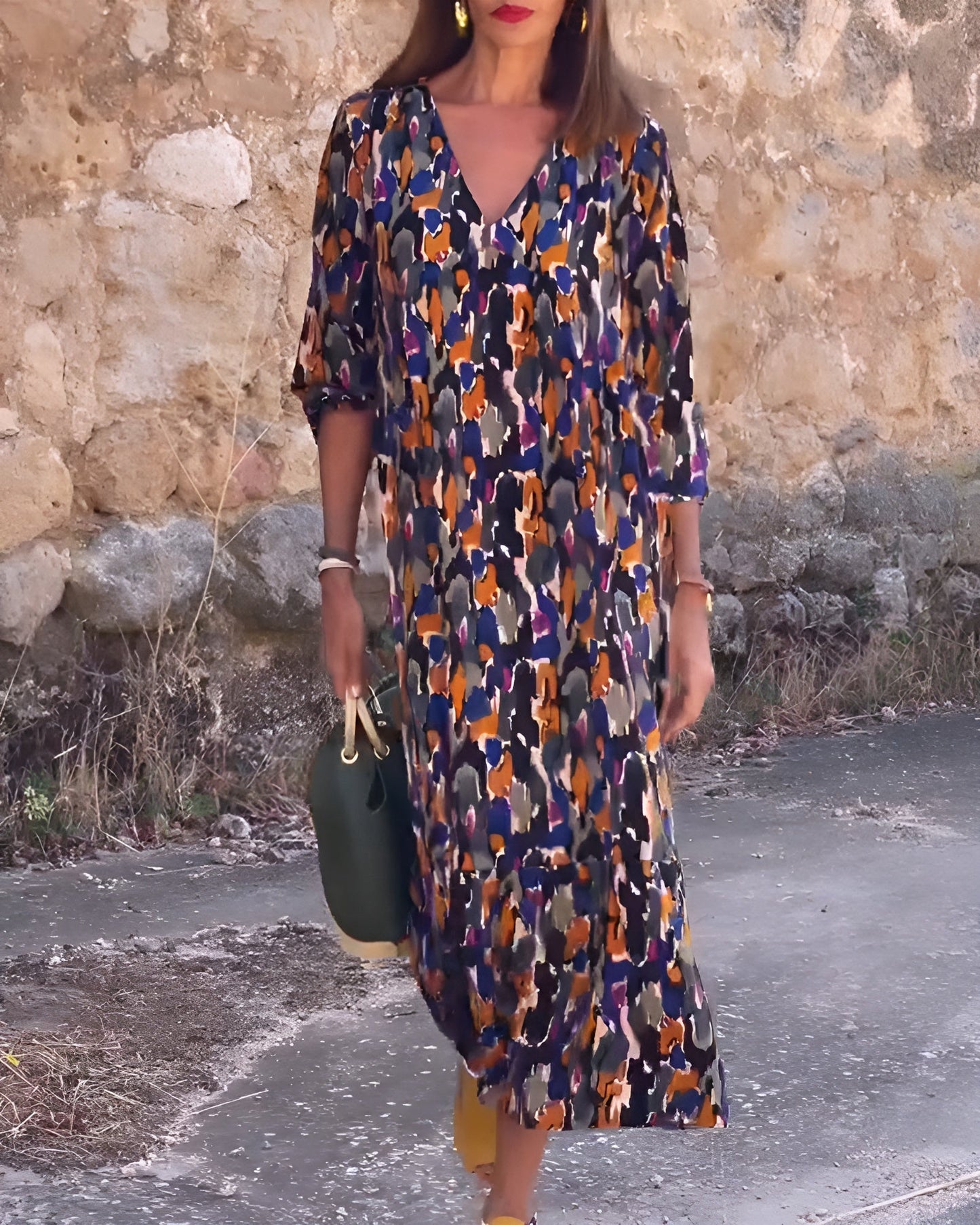 Kasia | Vestido midi llamativo para una elegancia desenfadada