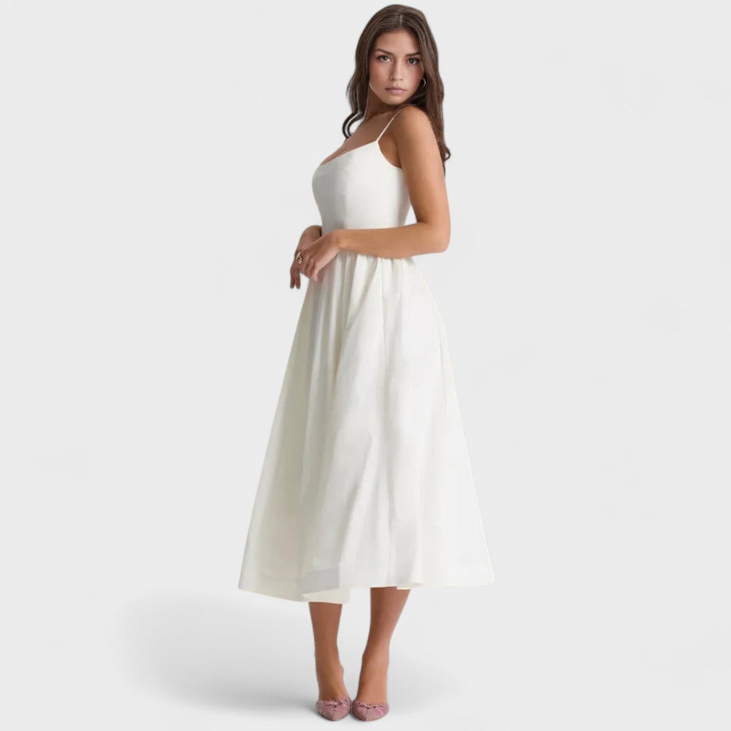Isadora – El vestido midi que danza con el viento