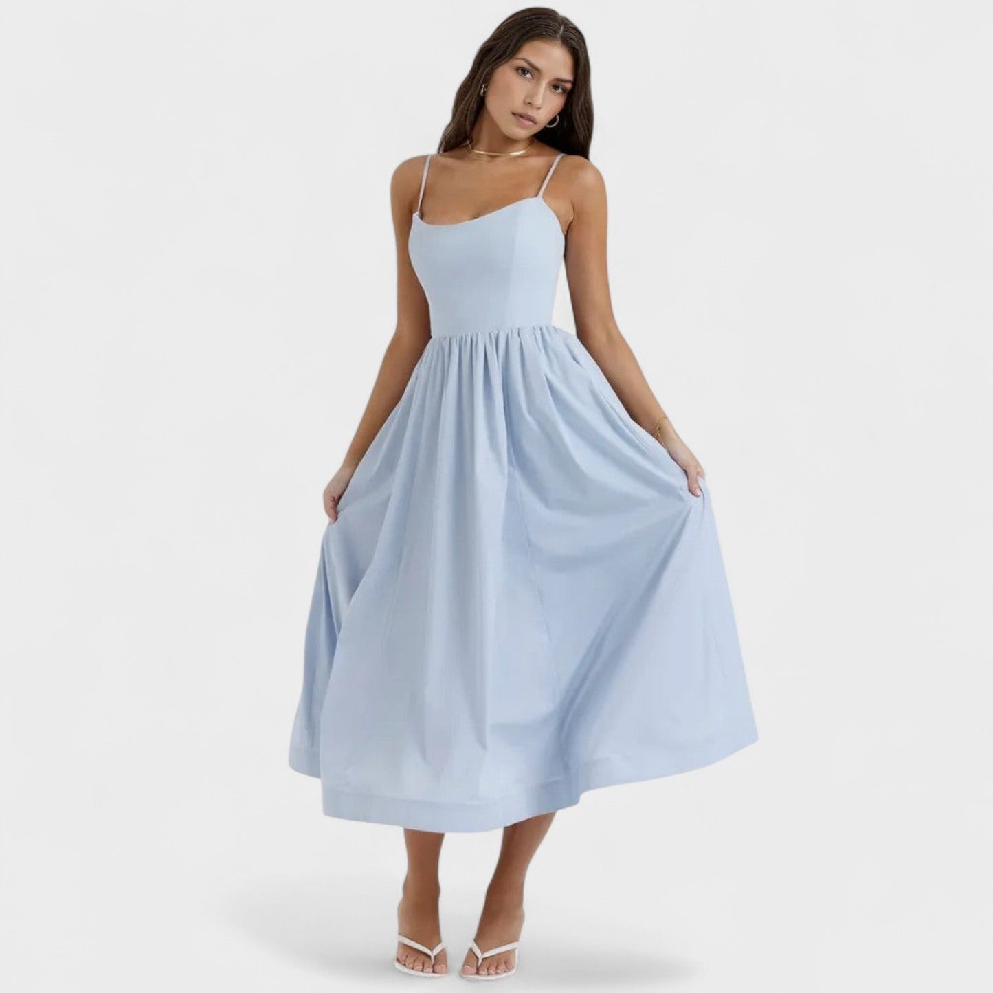 Isadora – El vestido midi que danza con el viento