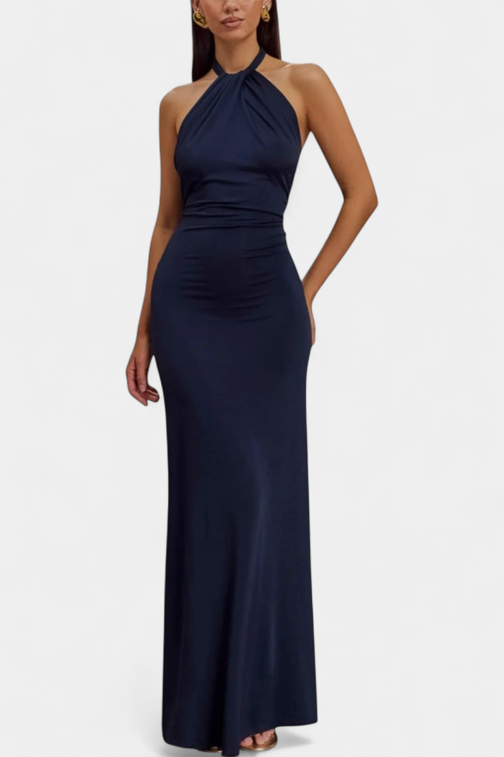 Trinity – Vestido Halterneck
