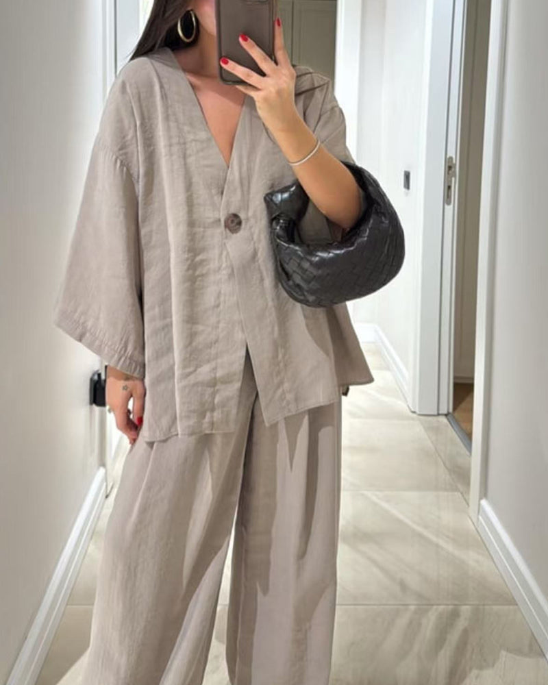 Rachel | Conjunto de Lino