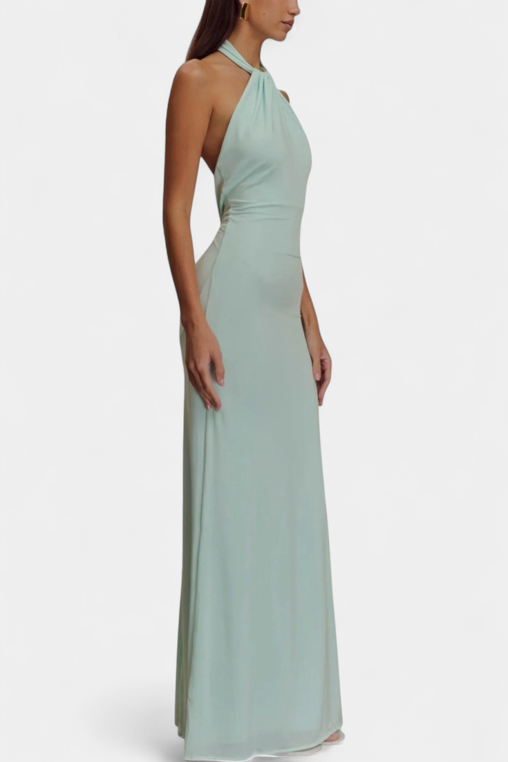 Trinity – Vestido Halterneck