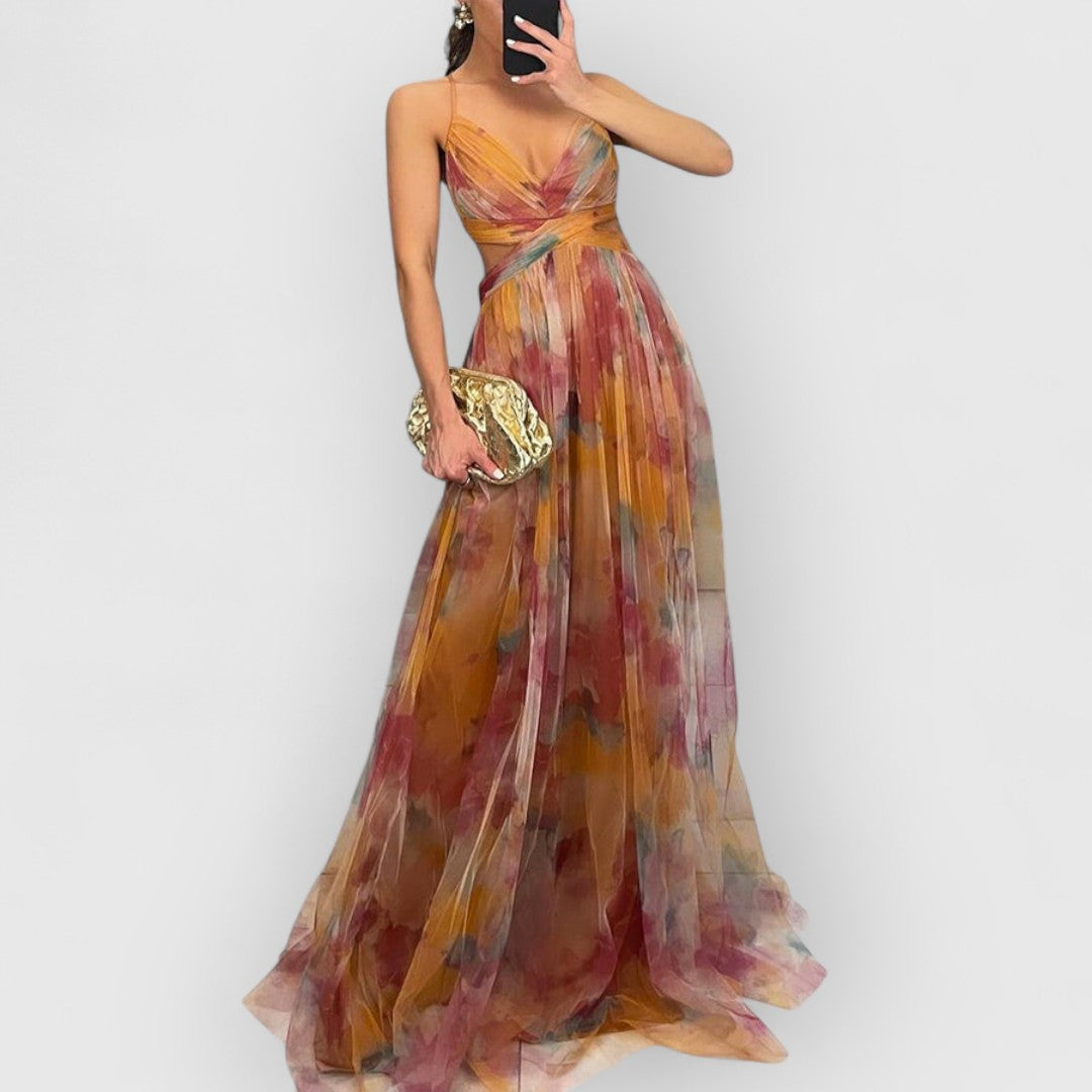 Valeria – El vestido acuarela que enamora a primera vista