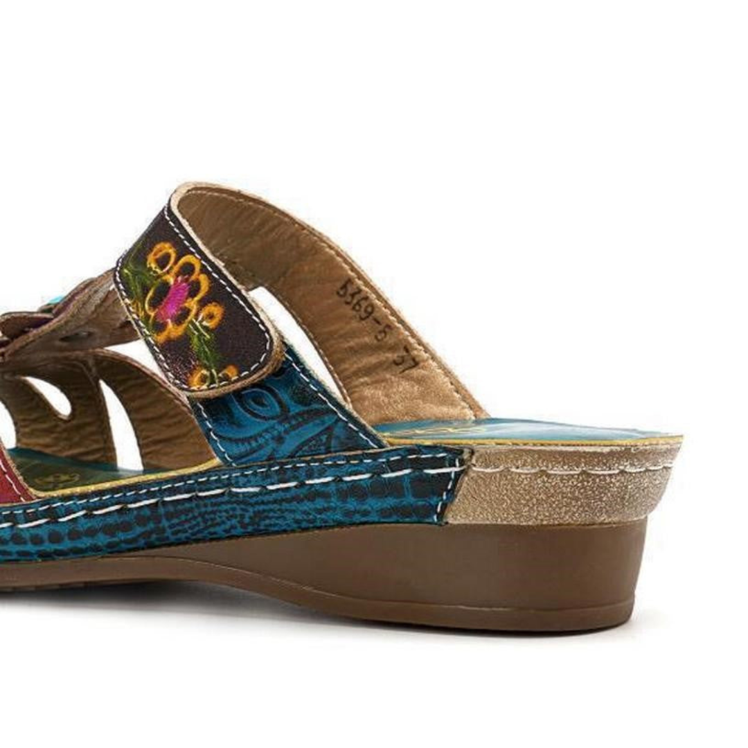 Sonia - Sandalias Florales Elegantes