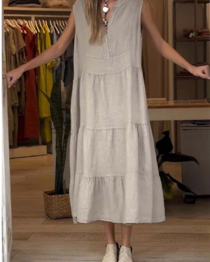 AROMEA - Vestido Sin Mangas