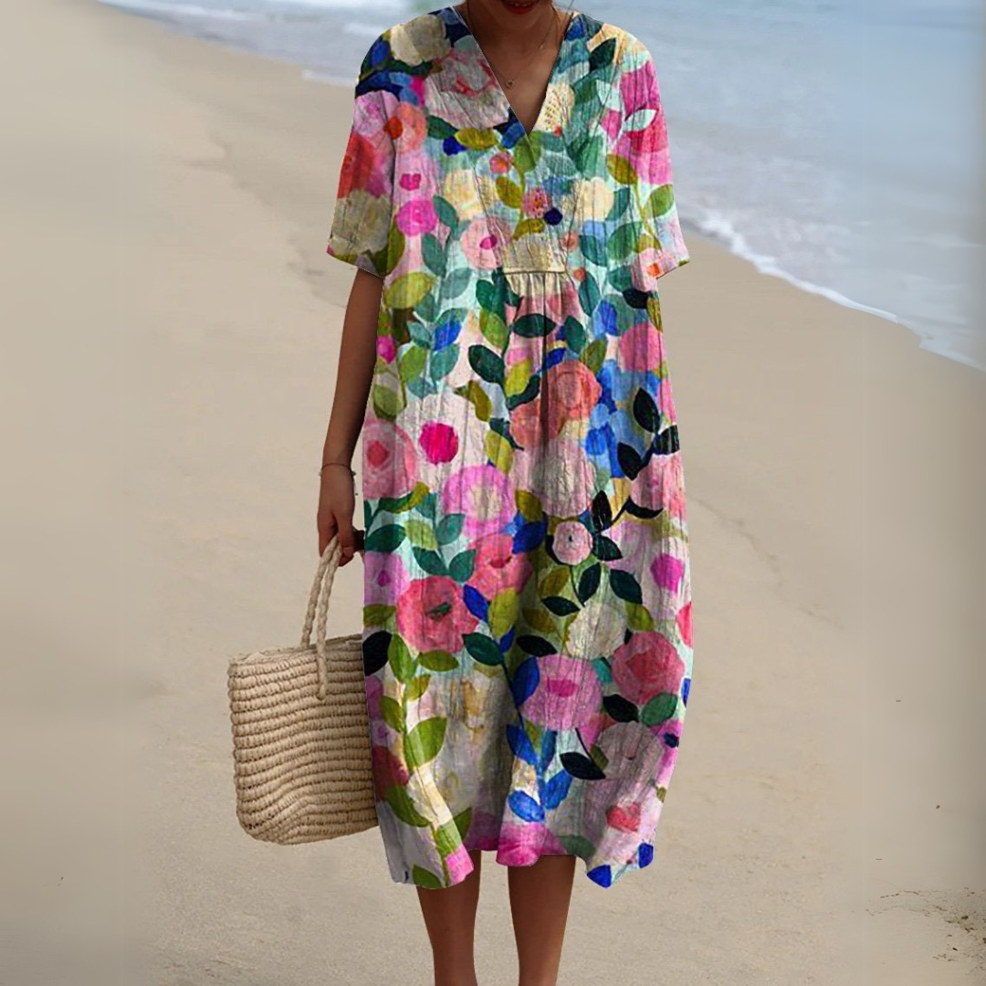 Audrey - Vestido Floral Elegante