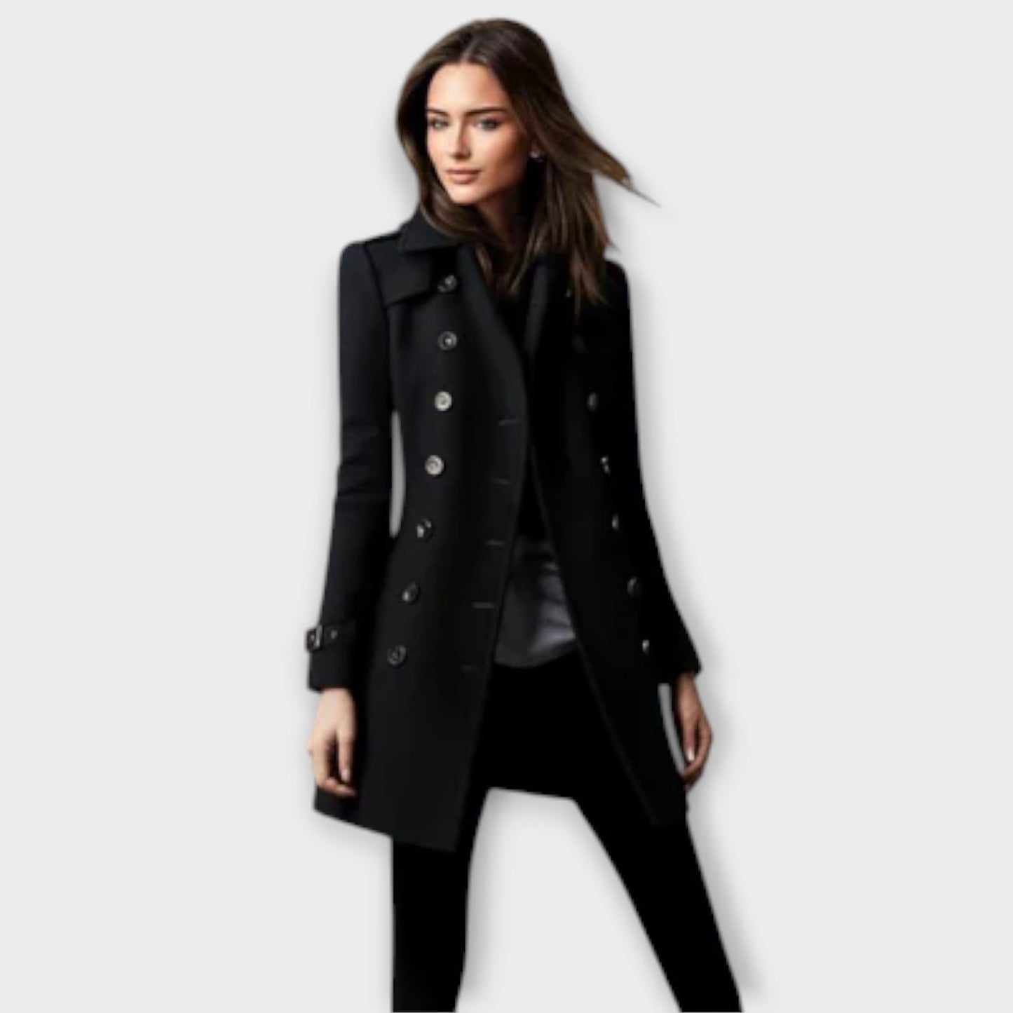 Linda - Trenchcoat Doble Abotonado