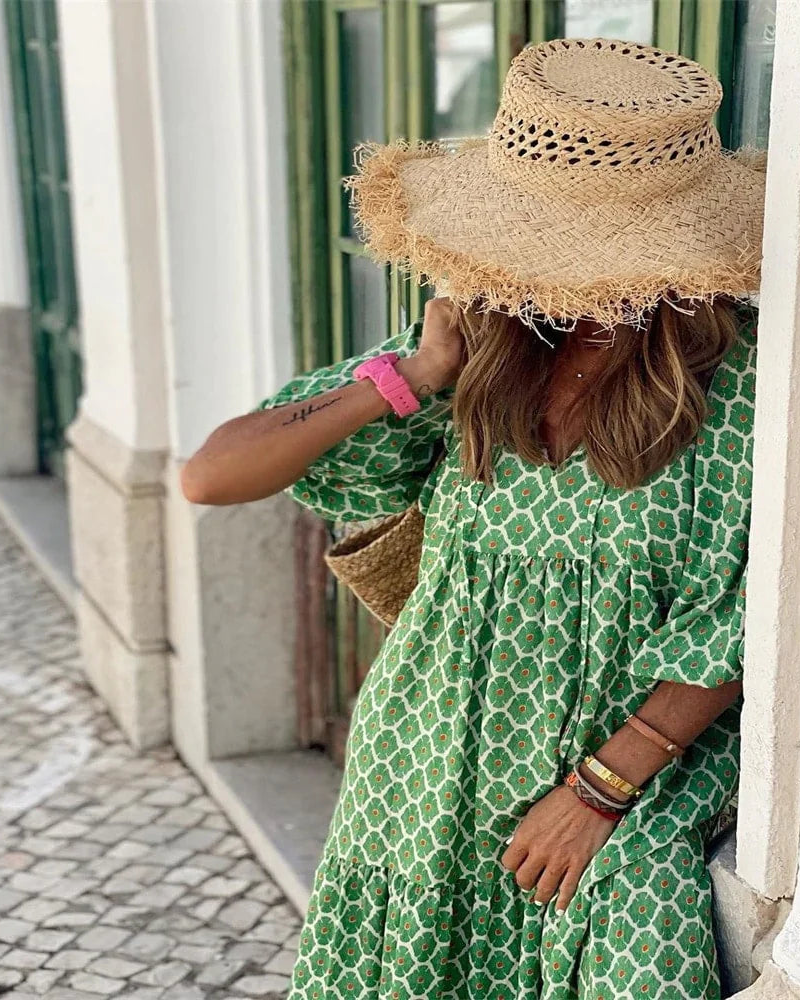 SANDY - CÓMODA Y TENDENCIA VESTIDO LARGO