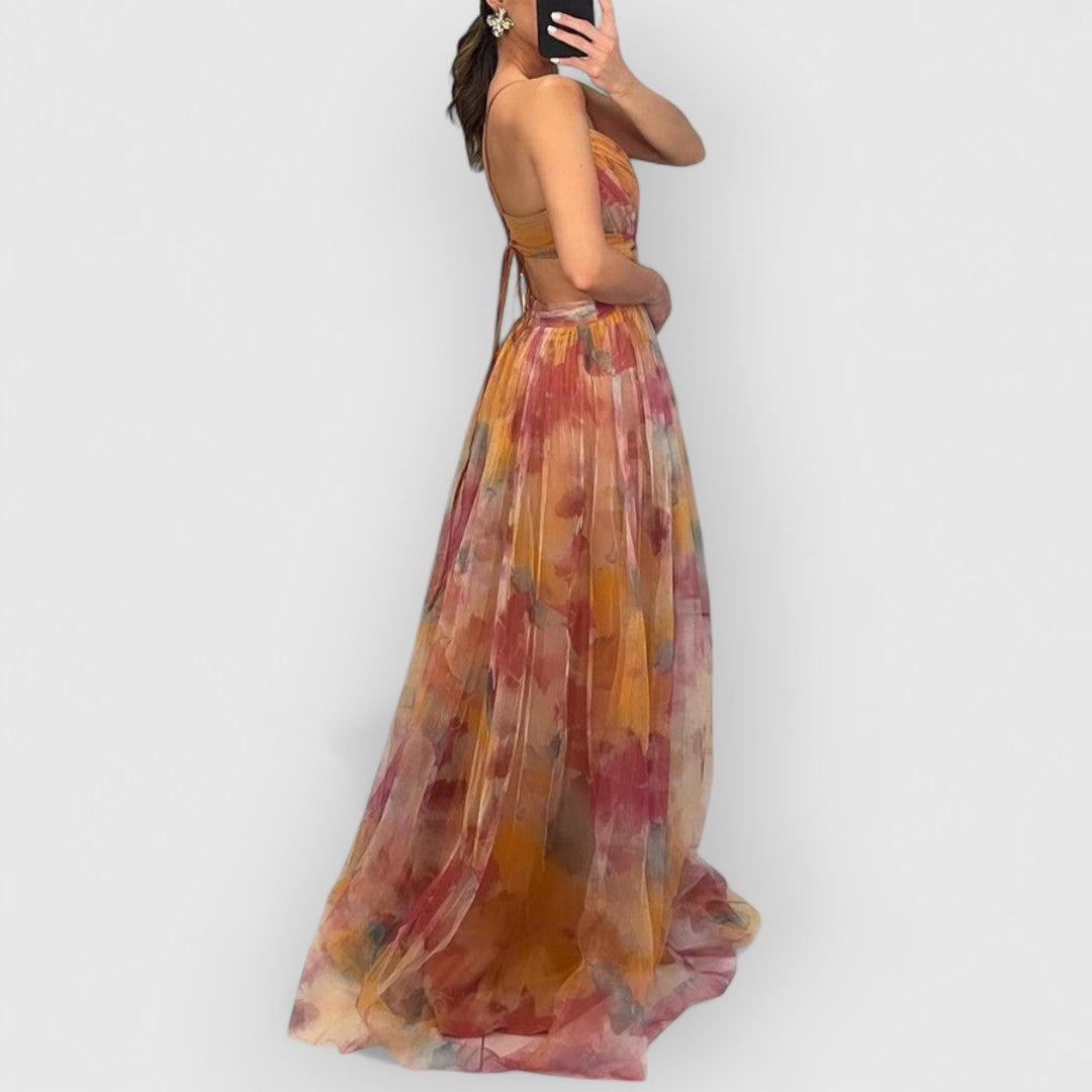 Valeria – El vestido acuarela que enamora a primera vista