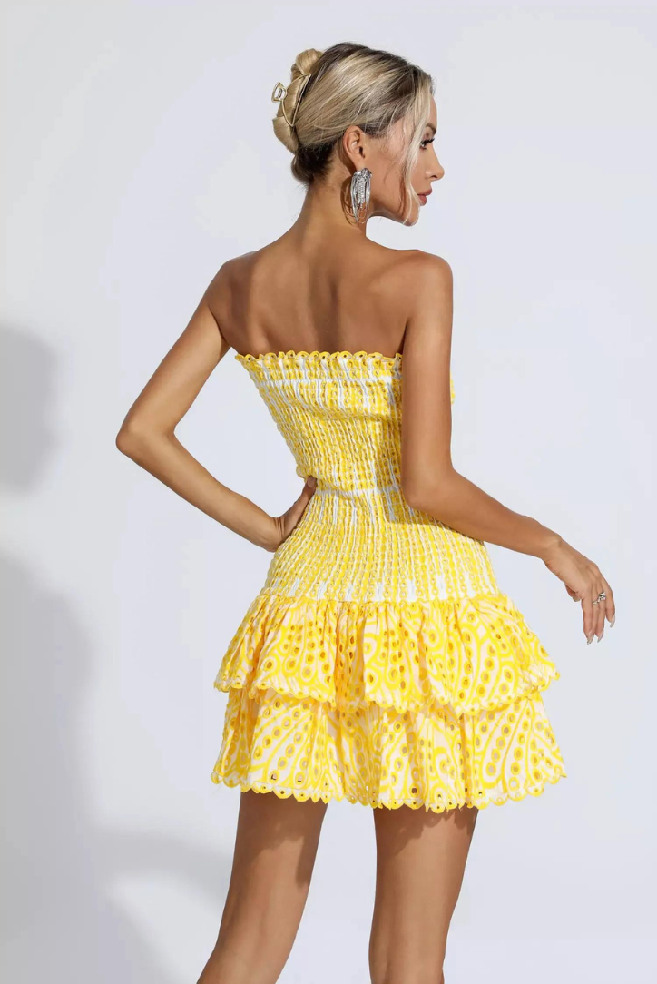 Anya | Vestido Mini con Volantes