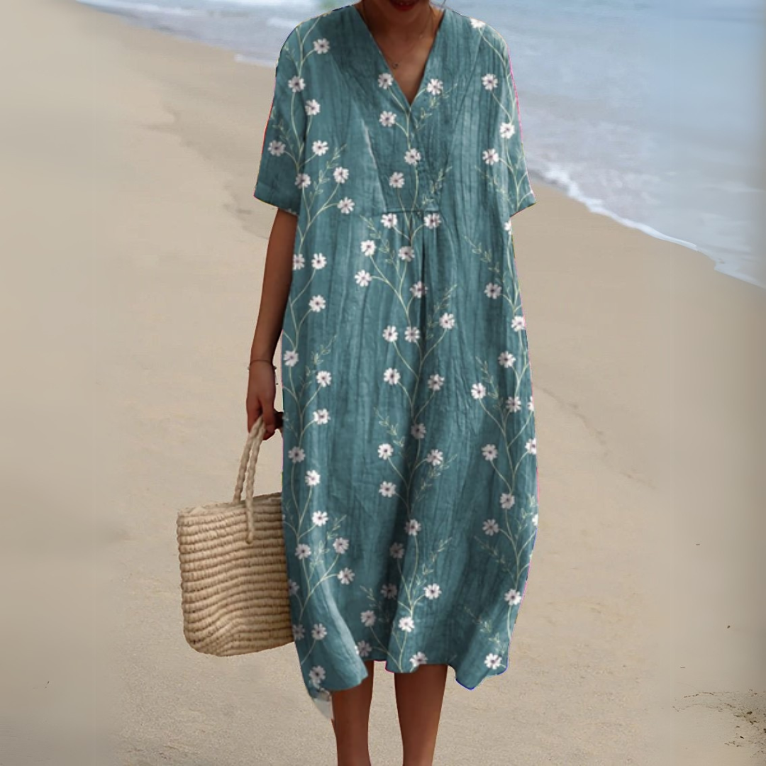 Audrey - Vestido Floral Elegante