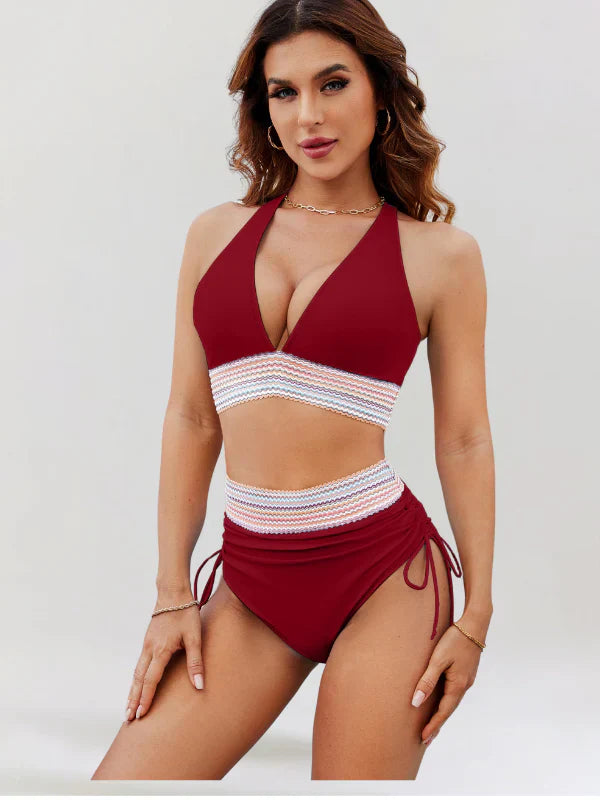Elvie | Set bikini con vita alta