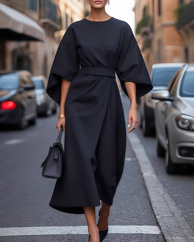 Magdalena | Vestido elegante con mangas anchas