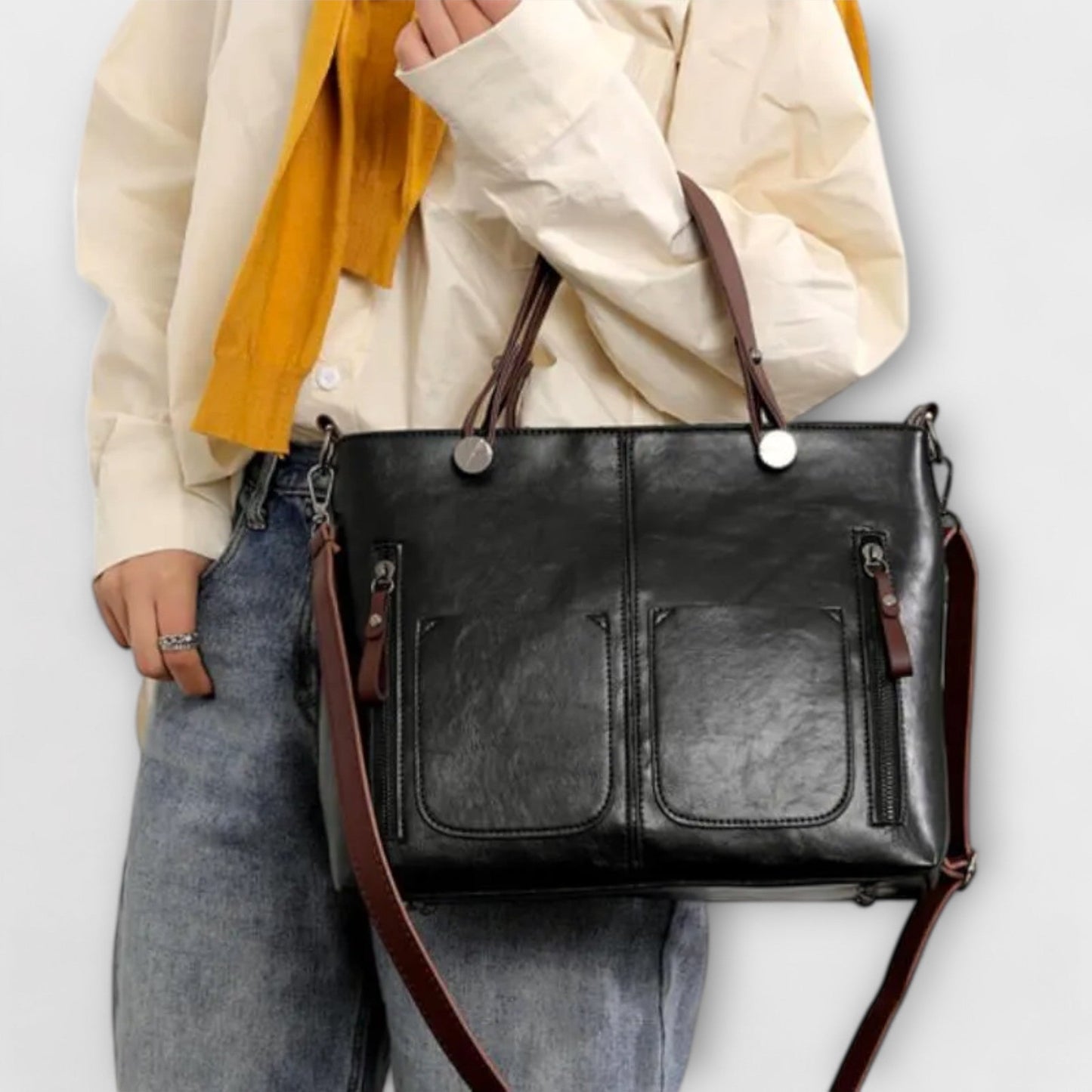 Rita. – Bolso de cuero elegante