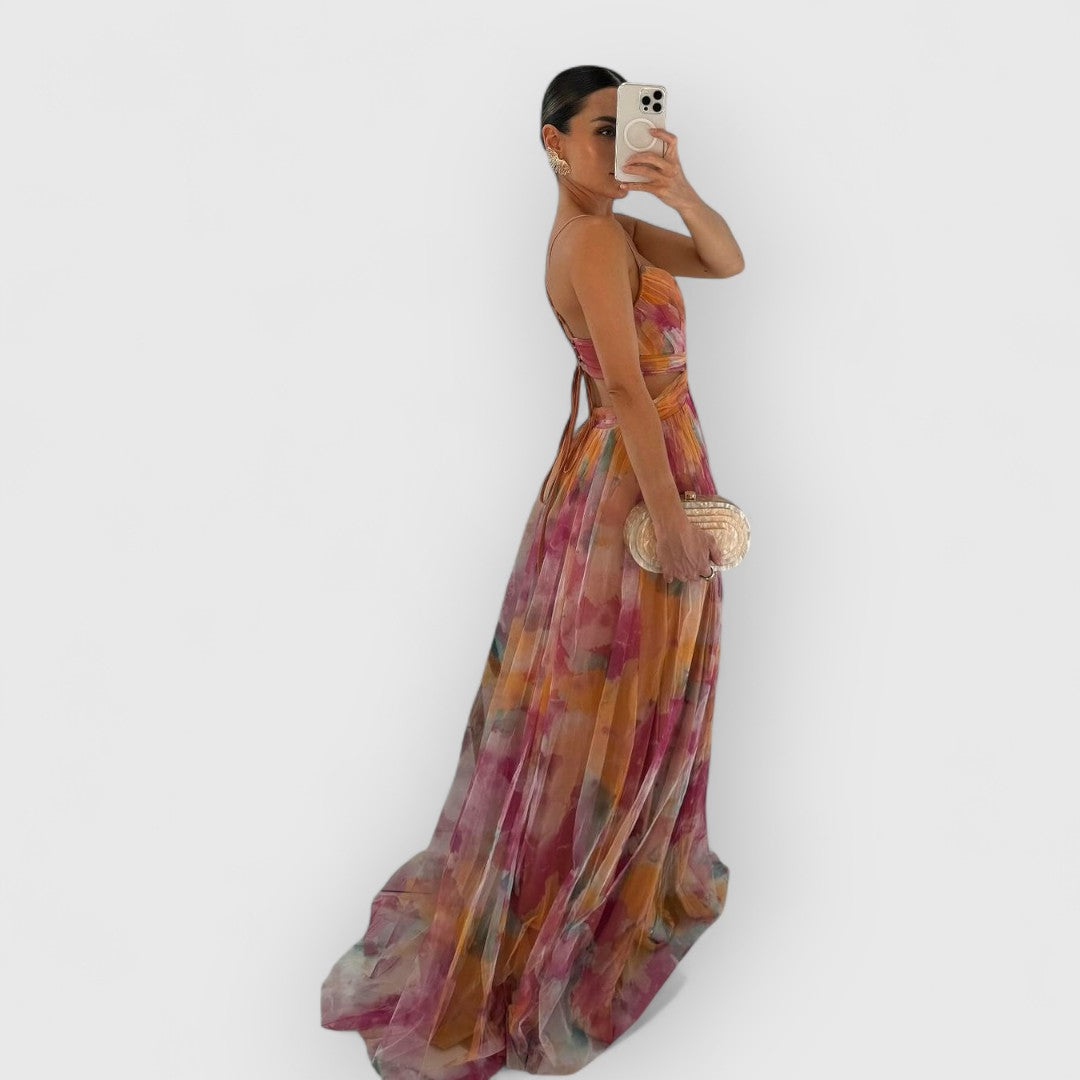 Valeria – El vestido acuarela que enamora a primera vista