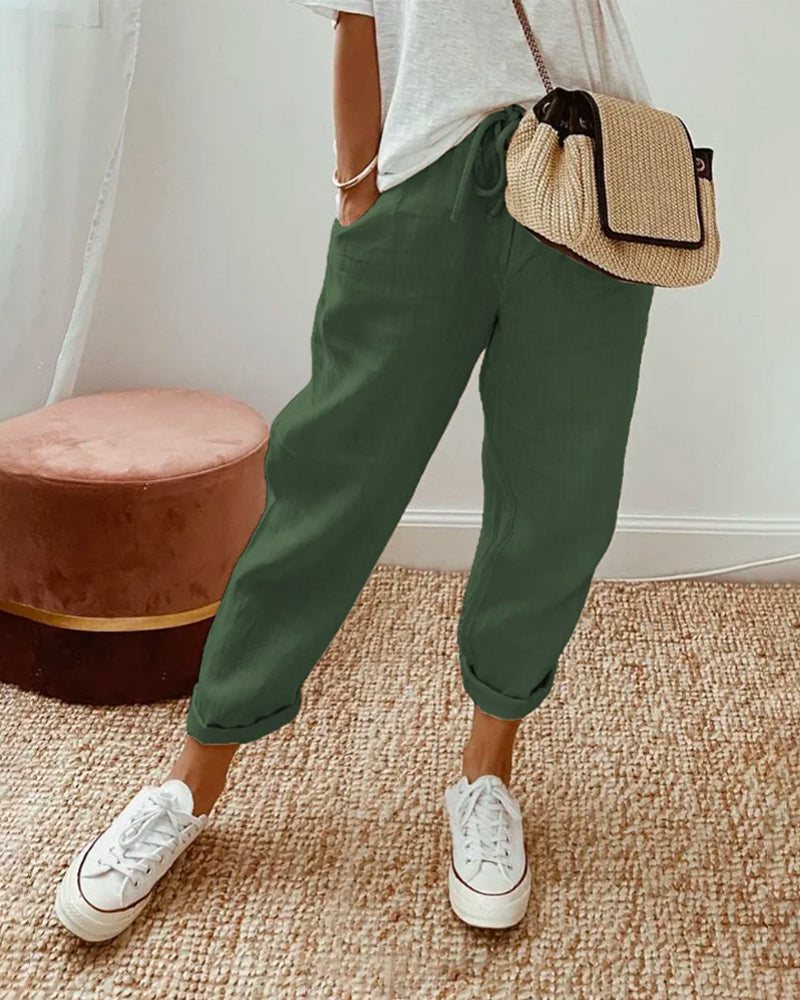 BALI - Pantalón de Algodón Elegante