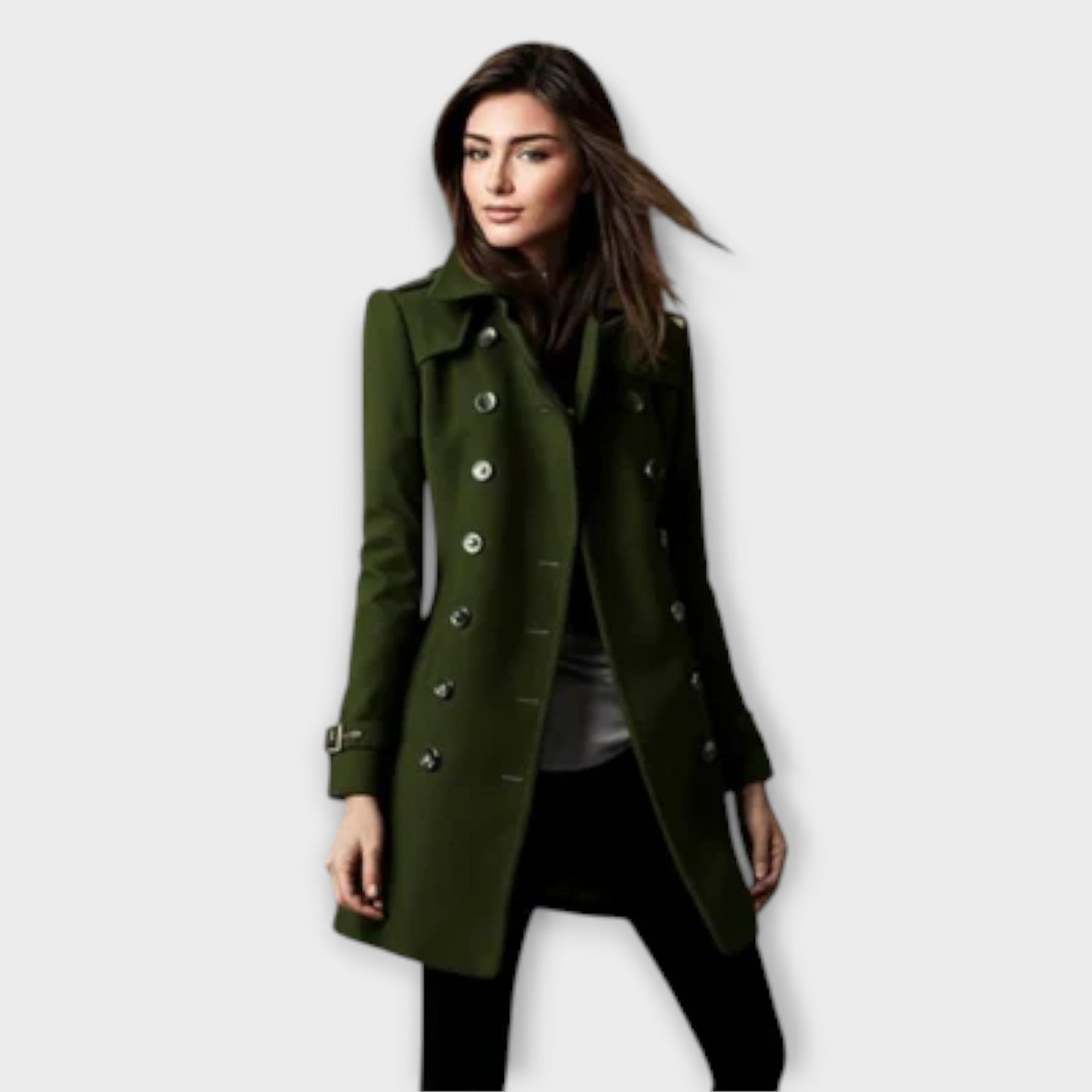 Linda - Trenchcoat Doble Abotonado