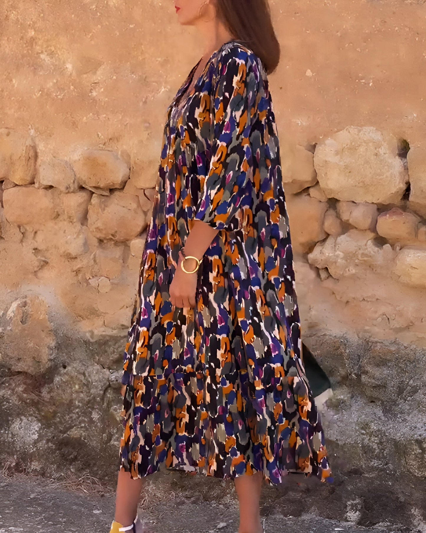 Kasia | Vestido midi llamativo para una elegancia desenfadada
