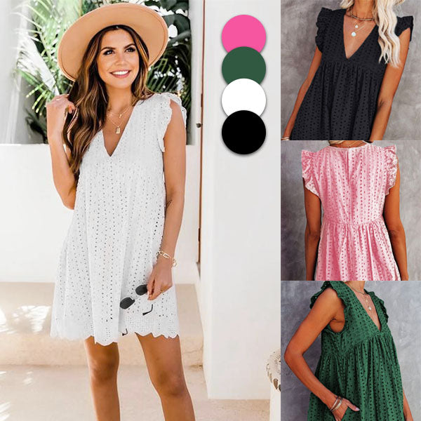 Alora | Vestido veraniego de encaje suelto