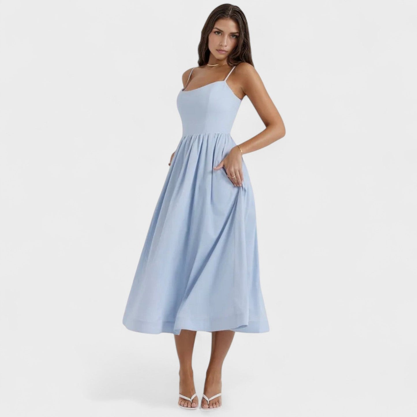 Isadora – El vestido midi que danza con el viento