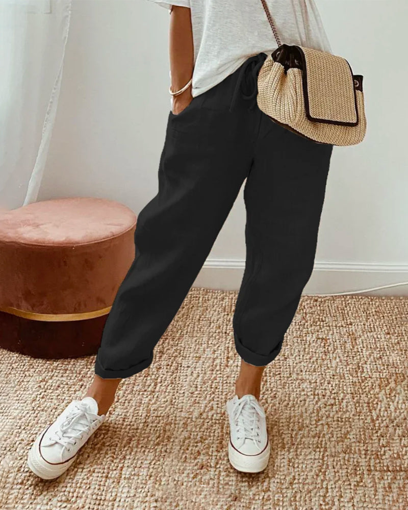 BALI - Pantalón de Algodón Elegante