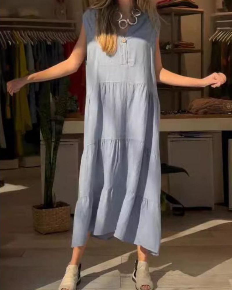 AROMEA - Vestido Sin Mangas