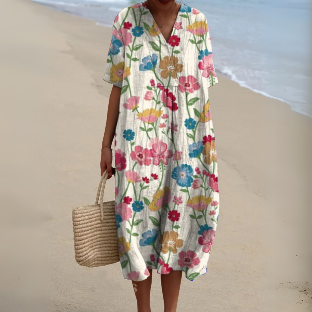 Audrey - Vestido Floral Elegante