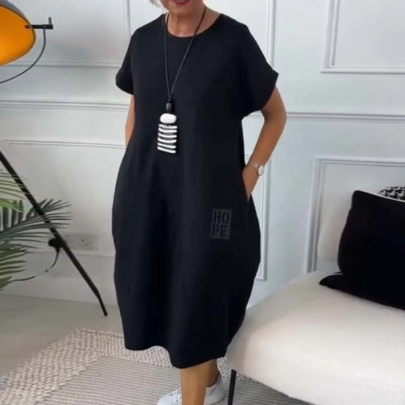 Zuzanna | Vestido de verano ligero con escote redondo