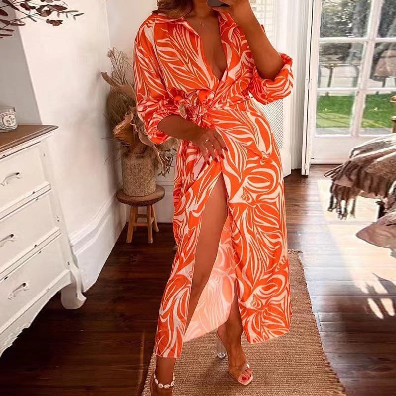 Weronika | Vestido Cruzado con Estampados