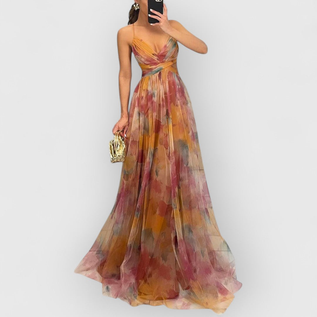 Valeria – El vestido acuarela que enamora a primera vista