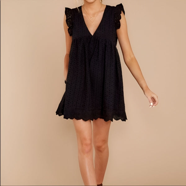 Alora | Vestido veraniego de encaje suelto