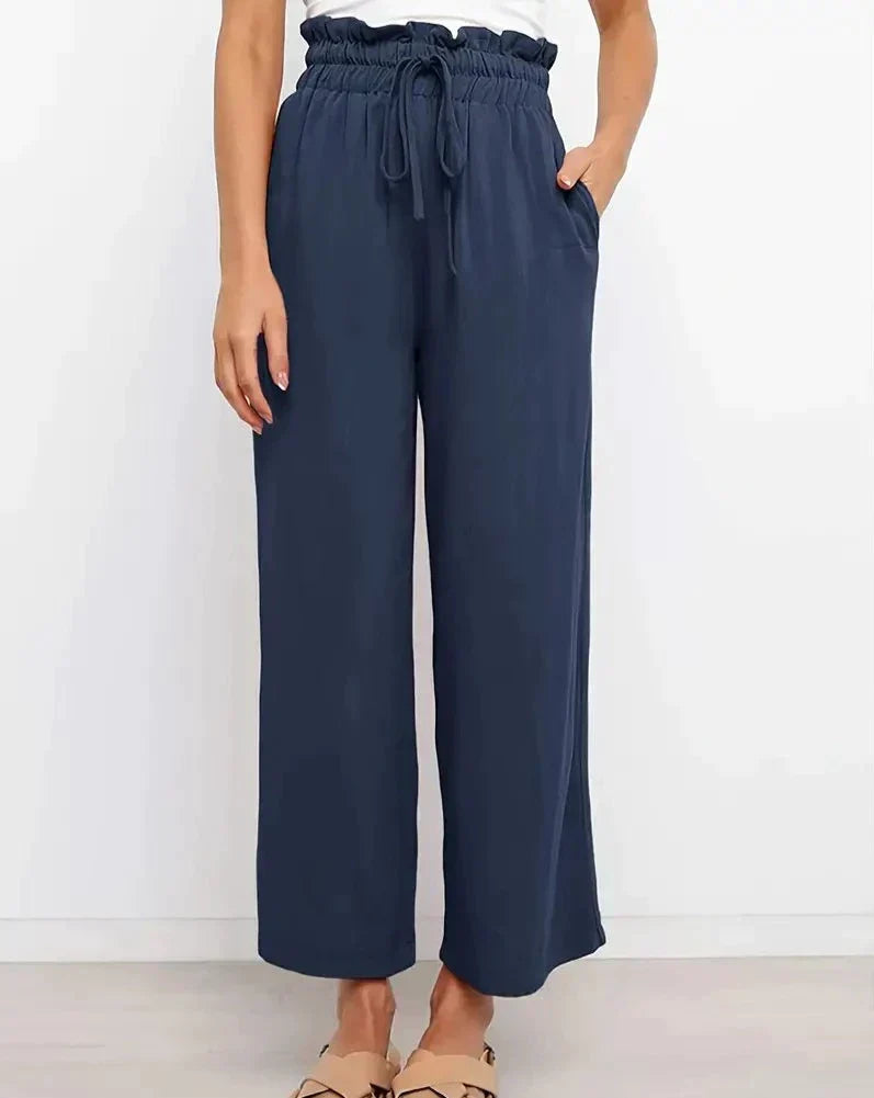 Yamira - Pantalón de Lino Cómodo