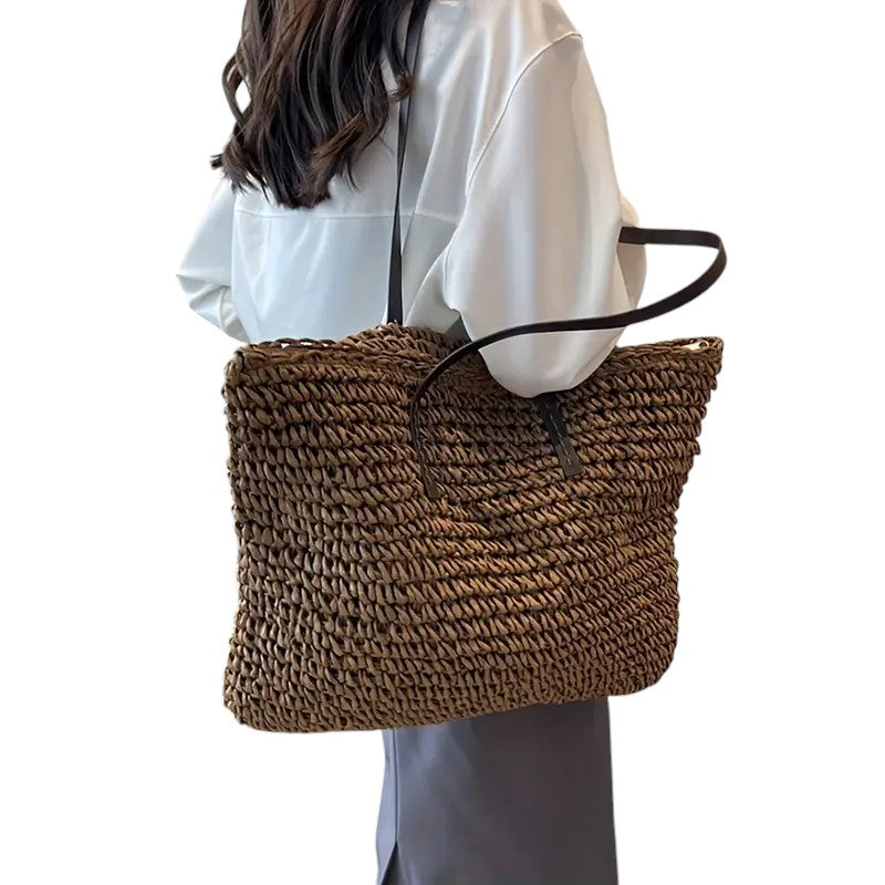 Rita. – Bolso tote tejido