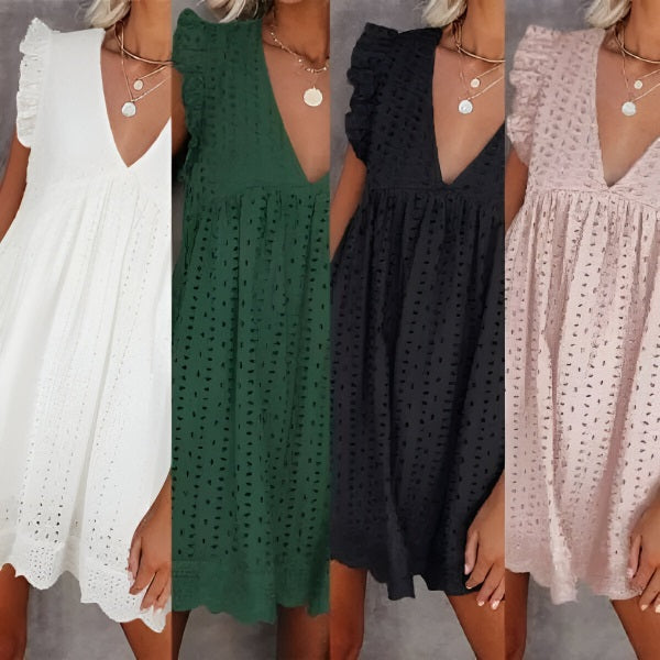 Alora | Vestido veraniego de encaje suelto