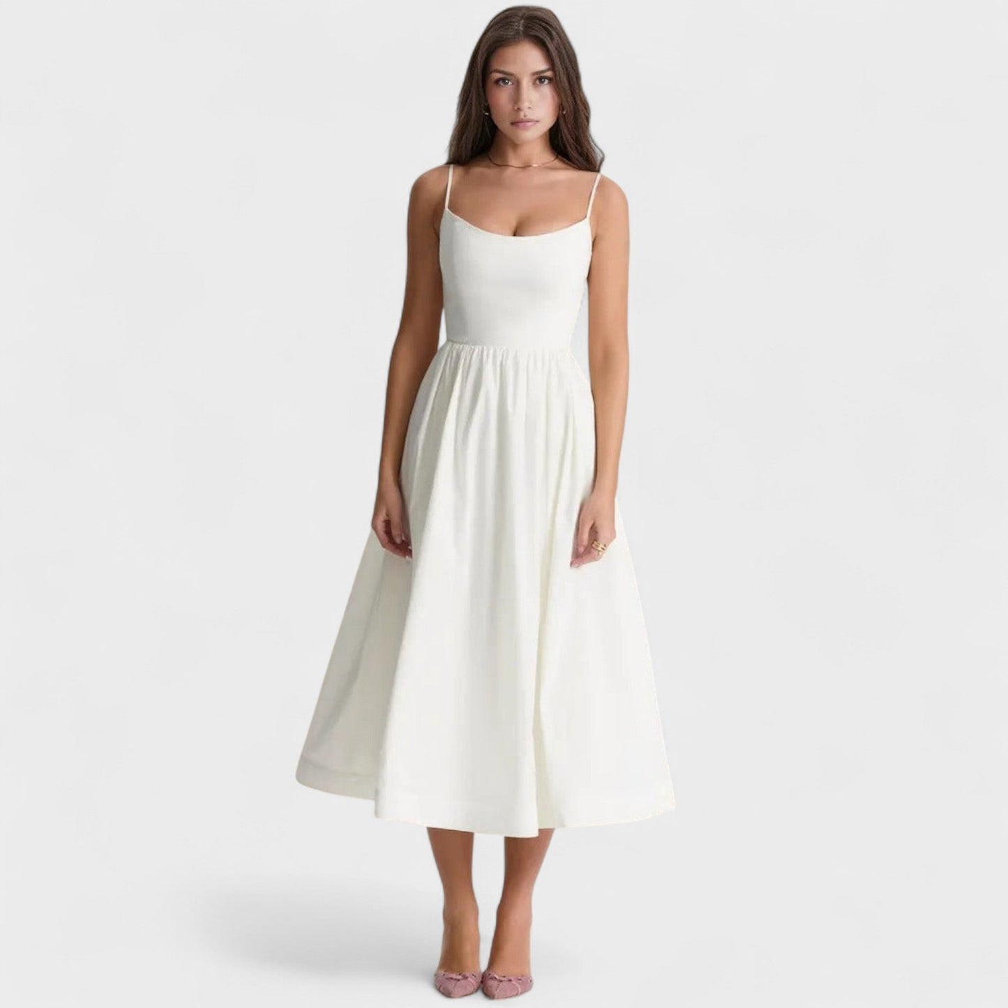 Isadora – El vestido midi que danza con el viento