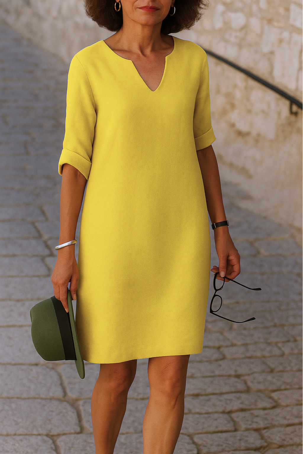 Noemi | Vestido de lino elegante sin esfuerzo