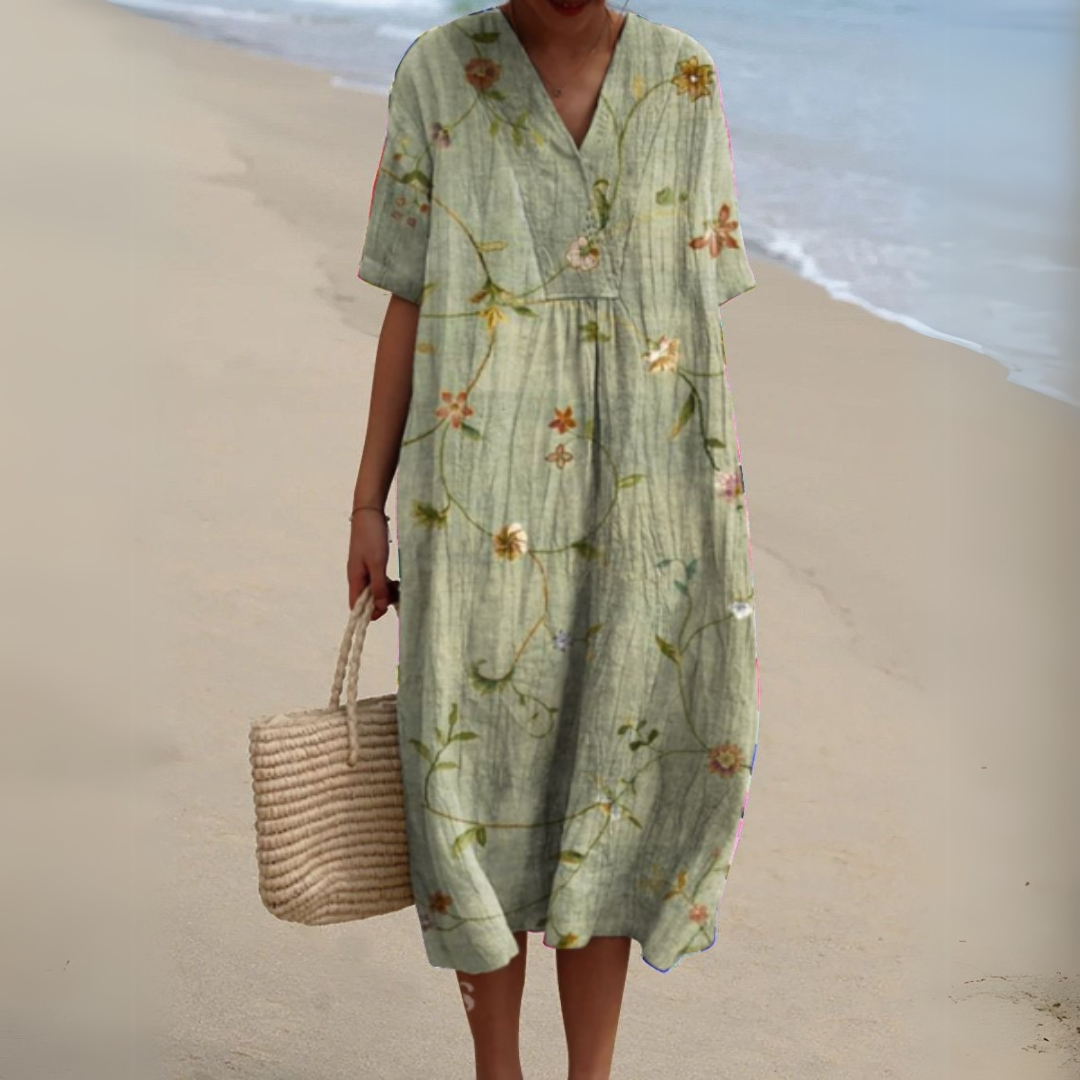 Audrey - Vestido Floral Elegante