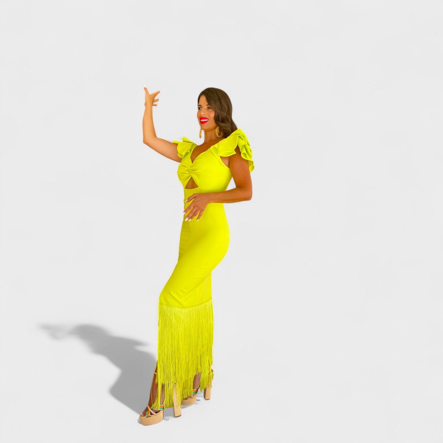 Lucía – Vestido Flamenco Neon