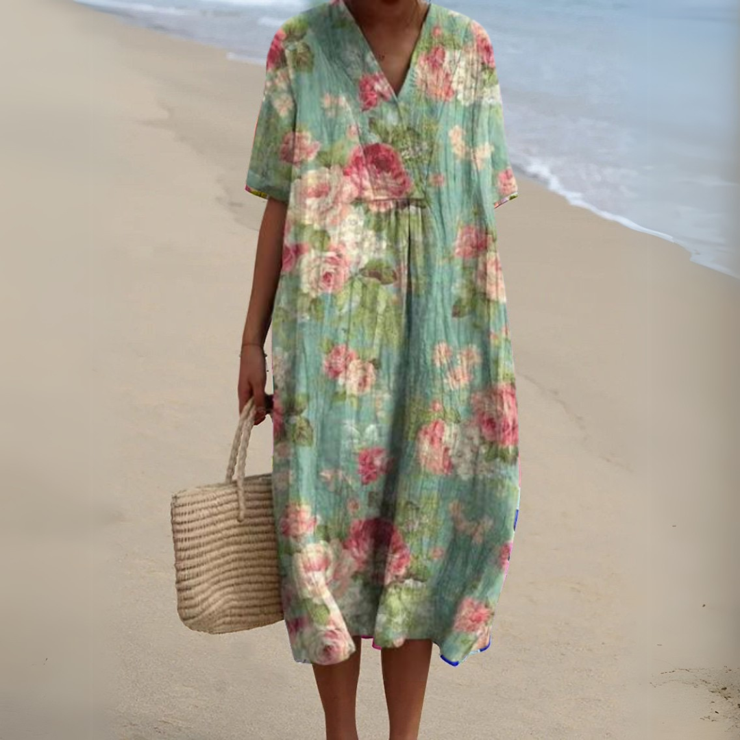 Audrey - Vestido Floral Elegante